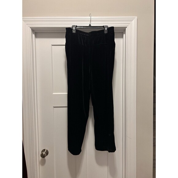 New Skies Are Blue Black Velvet Wide Leg Pants High Rise Size 1X Pockets Plus - Picture 7 of 7